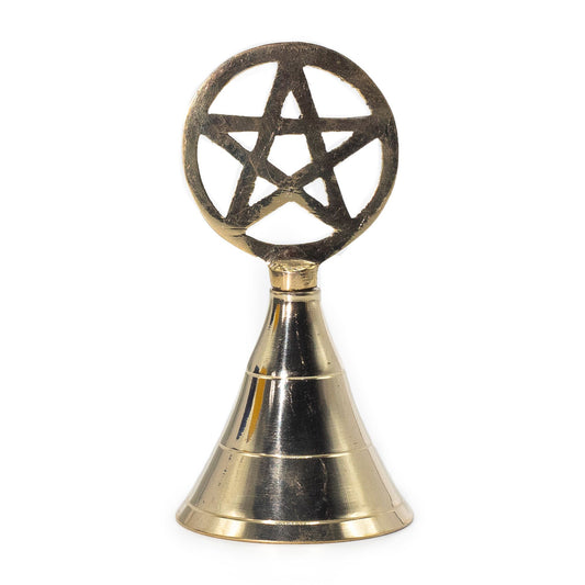 Oltárny mosadzný zvonček – pentagram