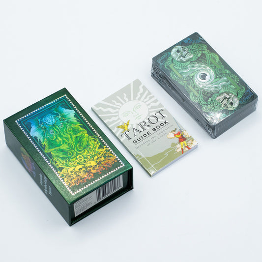 Metálfényű tarotkártya-készlet – Cthulhu-mitológia – útmutatóval