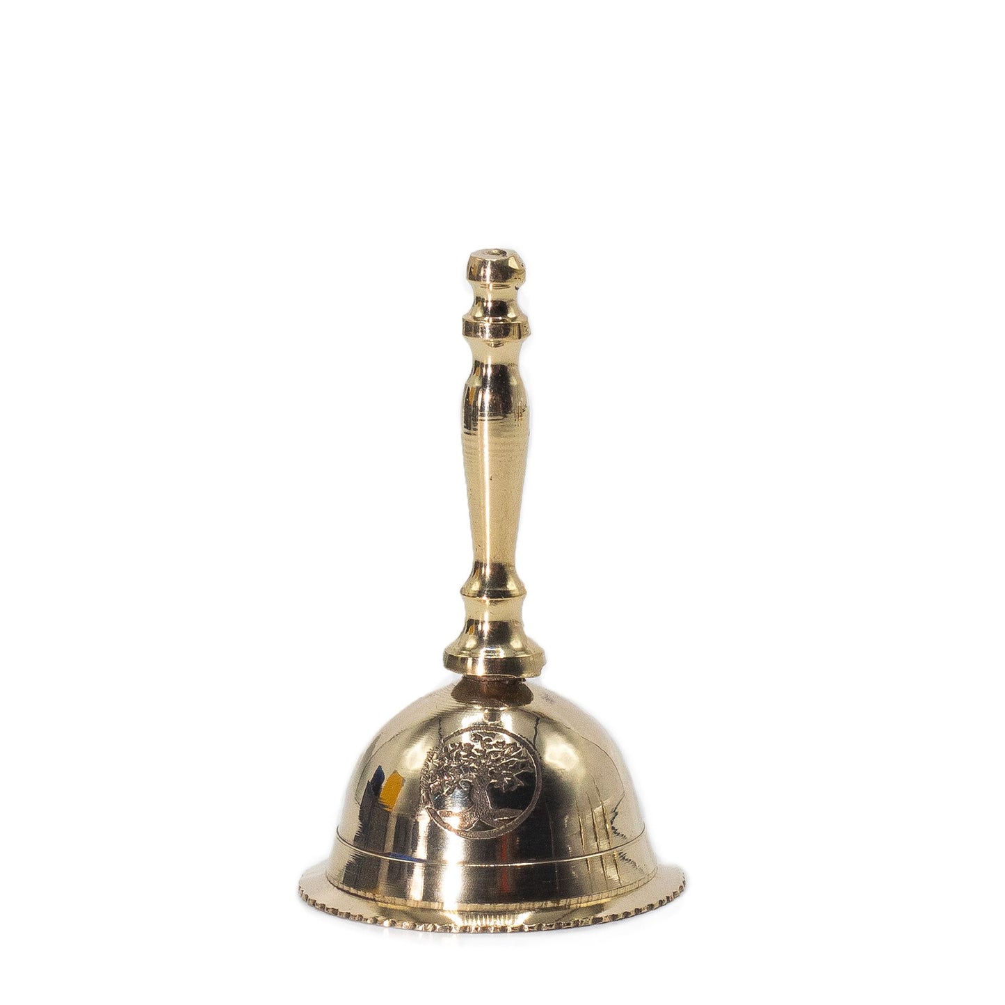 Small Brass Altar Bell - Tree of Life
